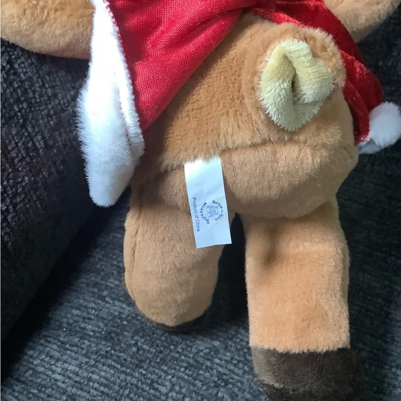 Build a Bear Mini Baby Moose Reindeer Girl Dress 10” Buddy Christmas Plush Holly - Picture 3 of 4